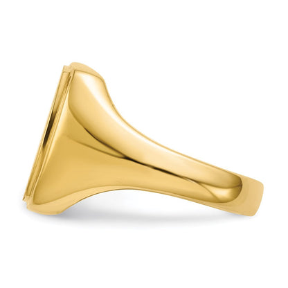 14k yellow gold 14 5x13 0mm open back mens signet ring rs328