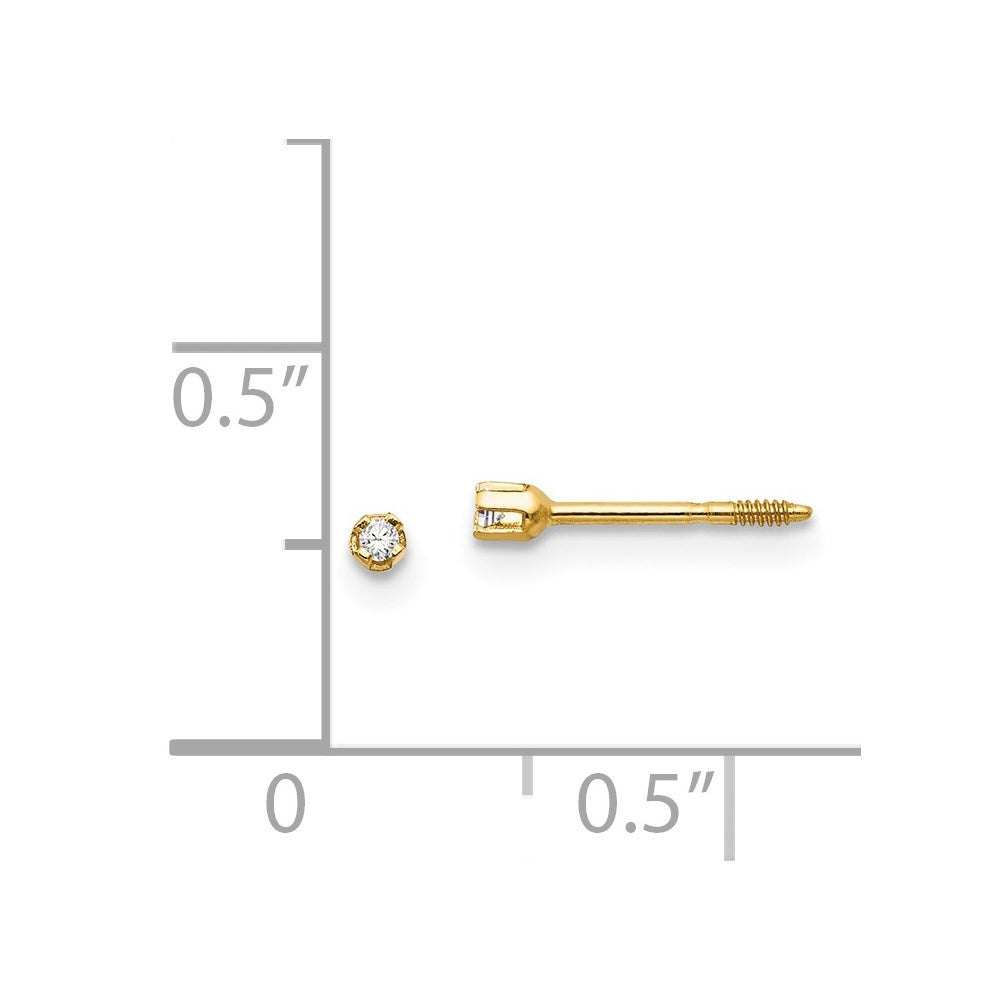 14k Madi K Diamond Stud Earrings