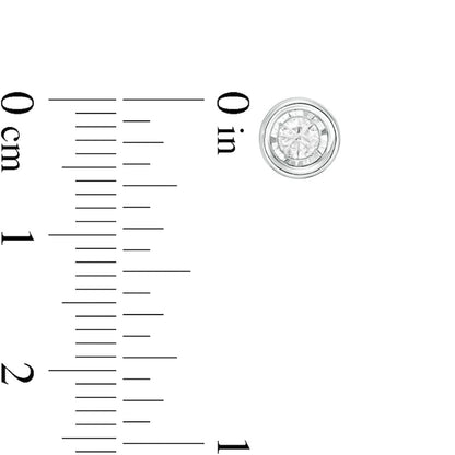 0.25 CT. T.W. Diamond Solitaire Stud Earrings in 14K White Gold