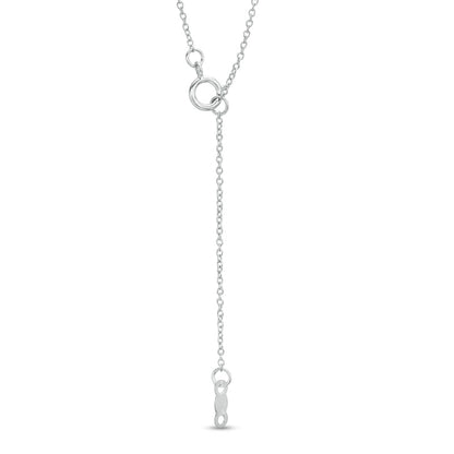0.13 CT. T.W. Natural Diamond Marquise Outline Pendant in 14K White Gold