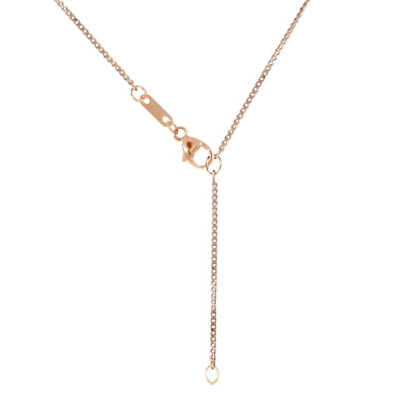0.25 CT. T.W. Composite Natural Diamond Flower Pendant in 10K Rose Gold
