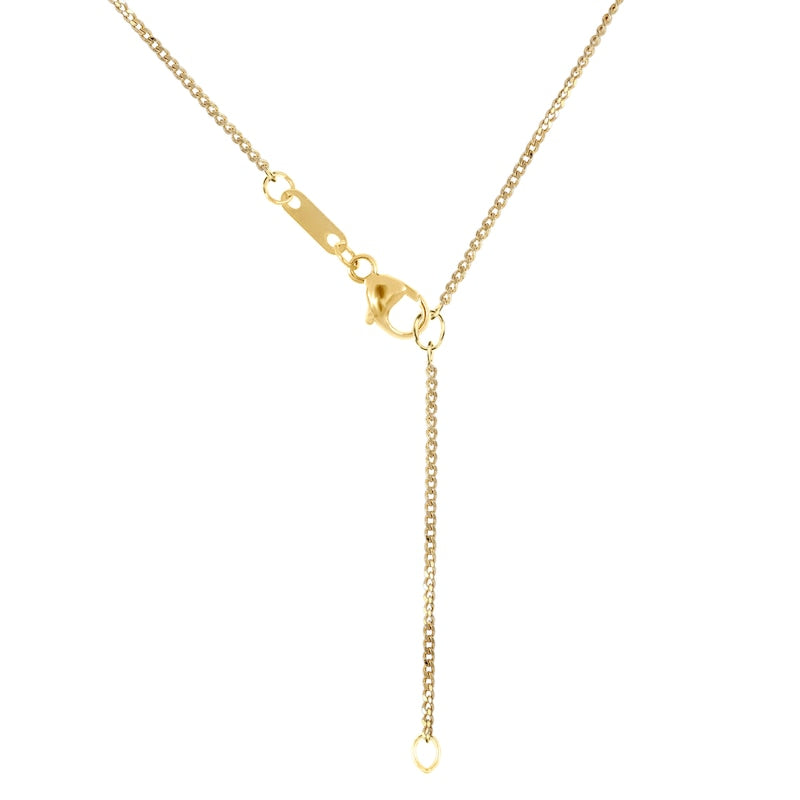 0.75 CT. T.W. Composite Natural Diamond Flower Pendant in 10K Yellow Gold