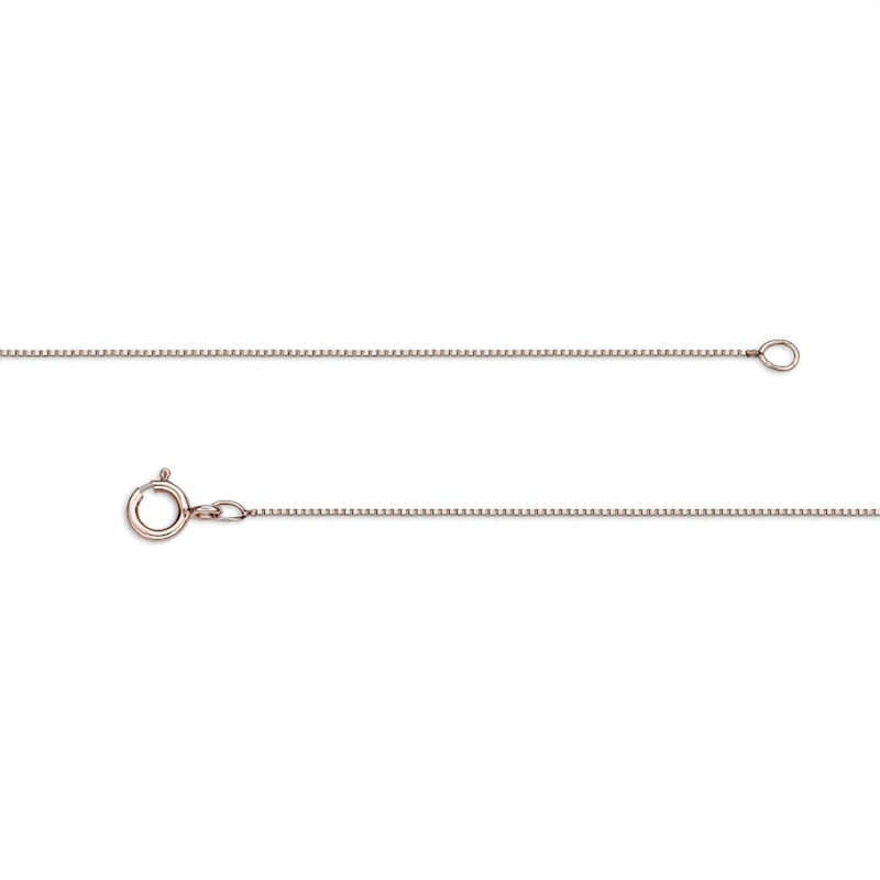 0.17 CT. T.W. Natural Diamond Linear Ribbon Infinity Pendant in 10K Rose Gold