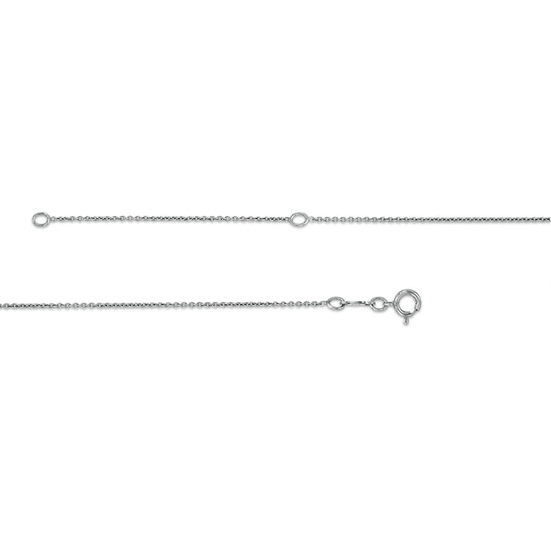 1 CT. T.W. Natural Diamond Palm Leaf Pendant in 10K White Gold