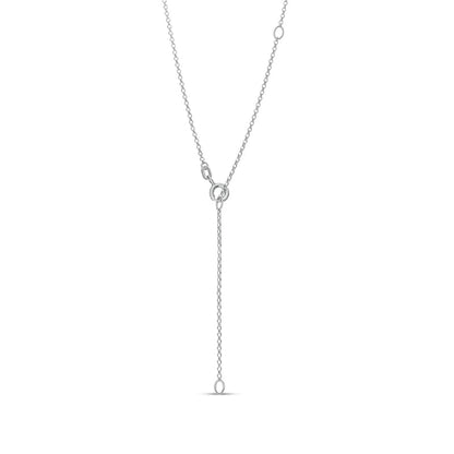 7.0mm Emerald Solitaire Rope-Textured Frame and Drop Pendant in Sterling Silver and 10K Yellow Gold