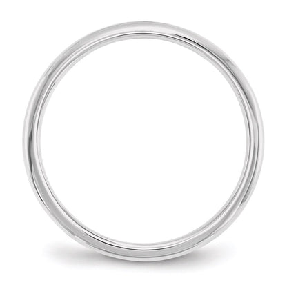 Solid 10K White Gold 2mm Standard Comfort Fit Men's/Women's Wedding Band Ring Size 6