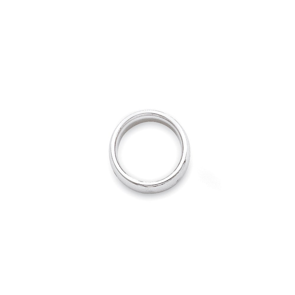 Solid 10K White Gold 3mm Standard Comfort Fit Men's/Women's Wedding Band Ring Size 13.5