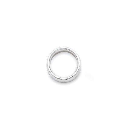 Solid 10K White Gold 3mm Standard Comfort Fit Men's/Women's Wedding Band Ring Size 14
