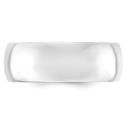 Solid 18K Yellow Gold White Gold 8mm Comfort Fit Men's/Women's Wedding Band Ring Size 12