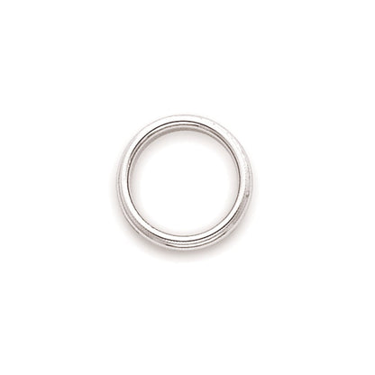 Solid 10K White Gold 3mm Milgrain Half Round Men's/Women's Wedding Band Ring Size 12.5