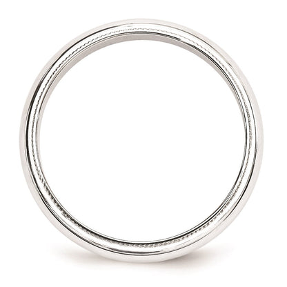 Solid 10K Yellow Gold White Gold 5mm Milgrain Men's/Women's Wedding Band Ring Size 4.5