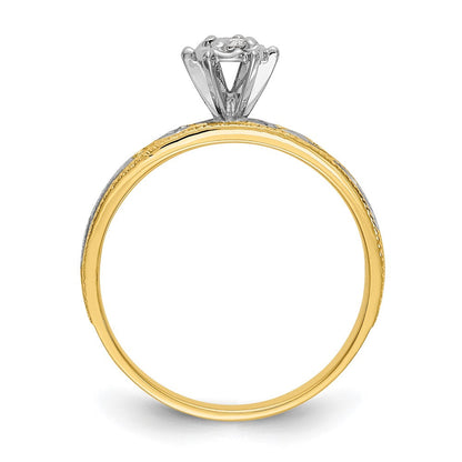 14k yellow gold aa quality trio engagement ring x8281aa e