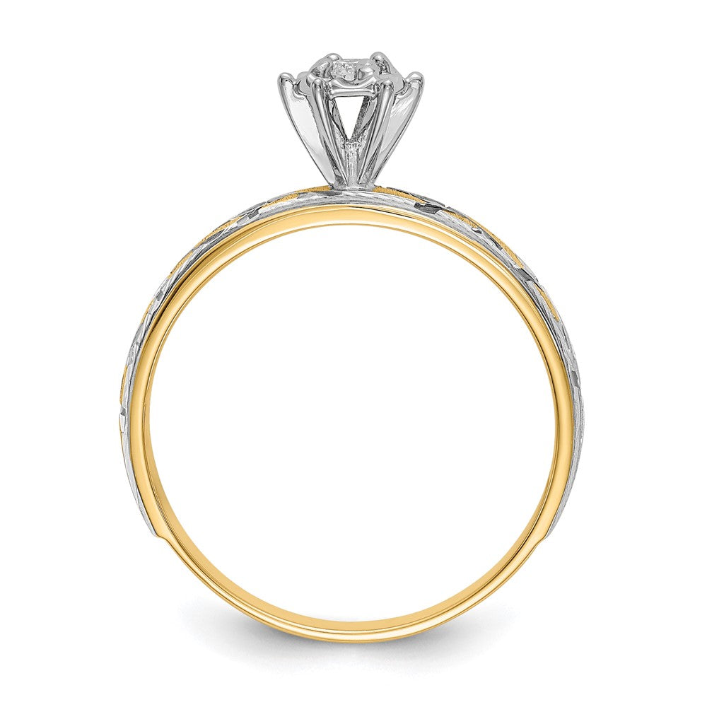 14k yellow gold aa quality trio engagement ring x8296aa e