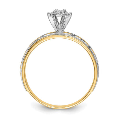 14k yellow gold aa quality trio engagement ring x8296aa e