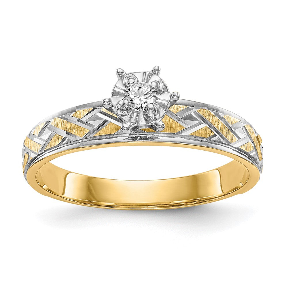 14k yellow gold aa quality trio engagement ring x8296aa e