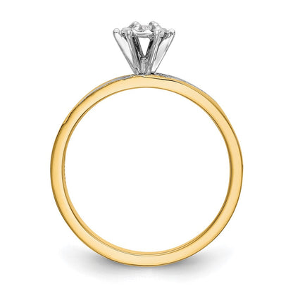 14k yellow gold aa quality trio engagement ring x8299aa e