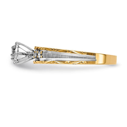 14k yellow gold aa quality trio engagement ring x8310aa e
