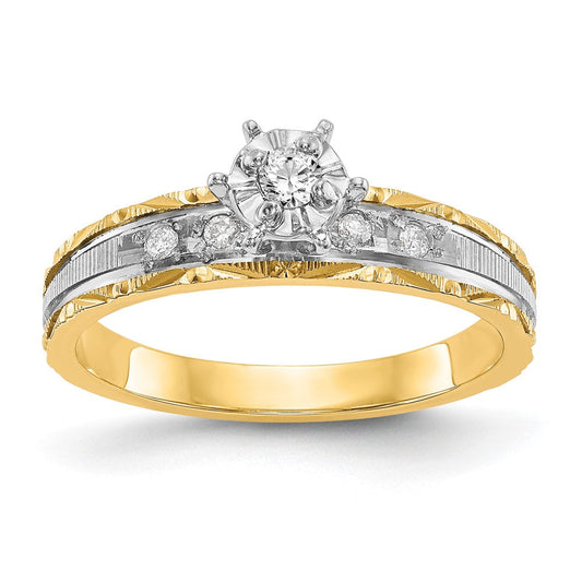 14k yellow gold aa quality trio engagement ring x8310aa e