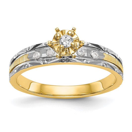 14k yellow gold aa quality trio engagement ring x8311aa e
