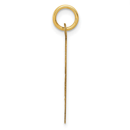 14k Yellow Gold A DATE TO REMEMBER Disc Charm