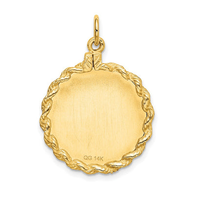 14k Yellow Gold HAPPY ANNIVERSARY Charm