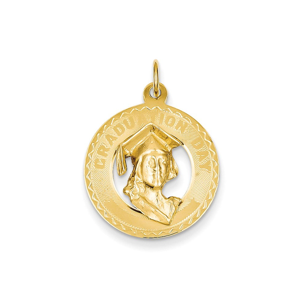 14k Yellow Gold Graduation Day w/Head Charm