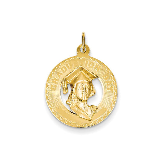 14k Yellow Gold Graduation Day w/Head Charm