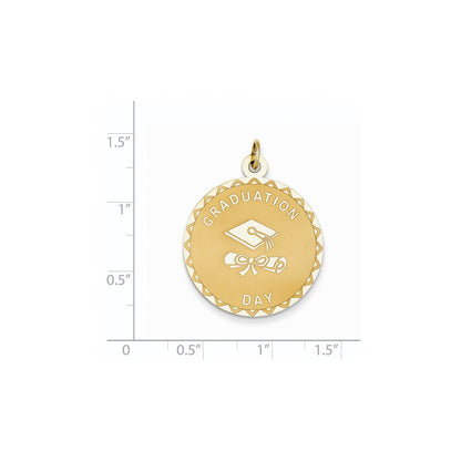 14k Yellow Gold Graduation Day with Diploma Charm