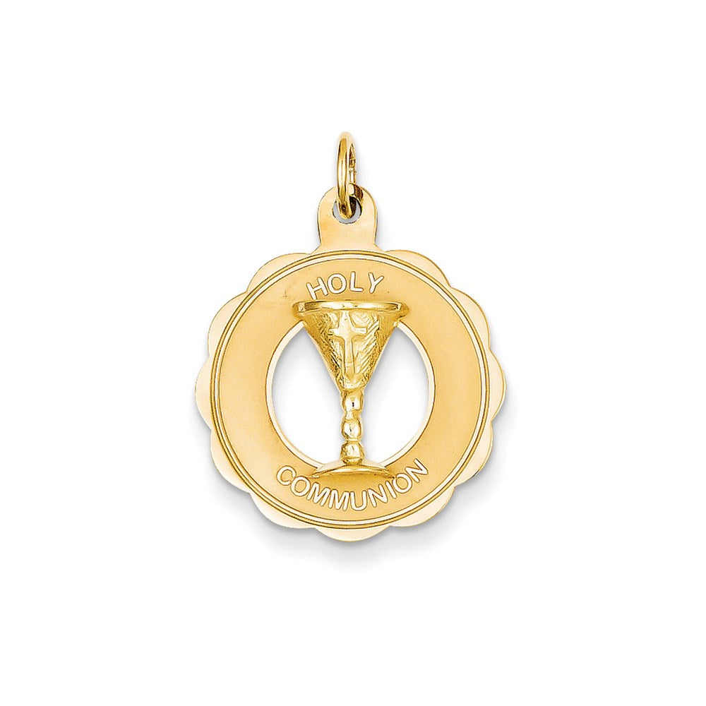 14k Yellow Gold Holy Communion Pendant