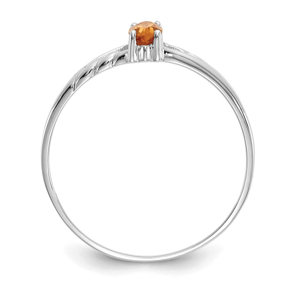 14k white gold citrine birthstone ring xbr200