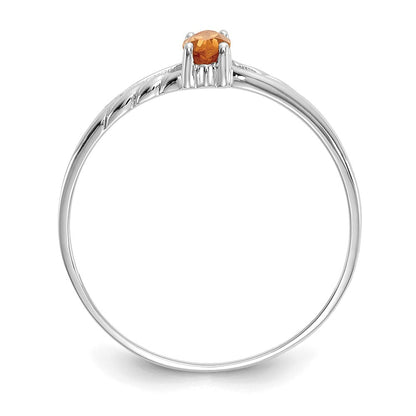 14k white gold citrine birthstone ring xbr200