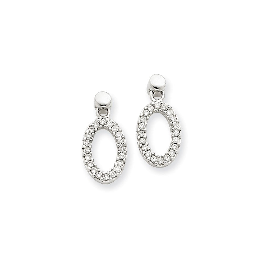 14k WG Dia Earrings XE1587A
