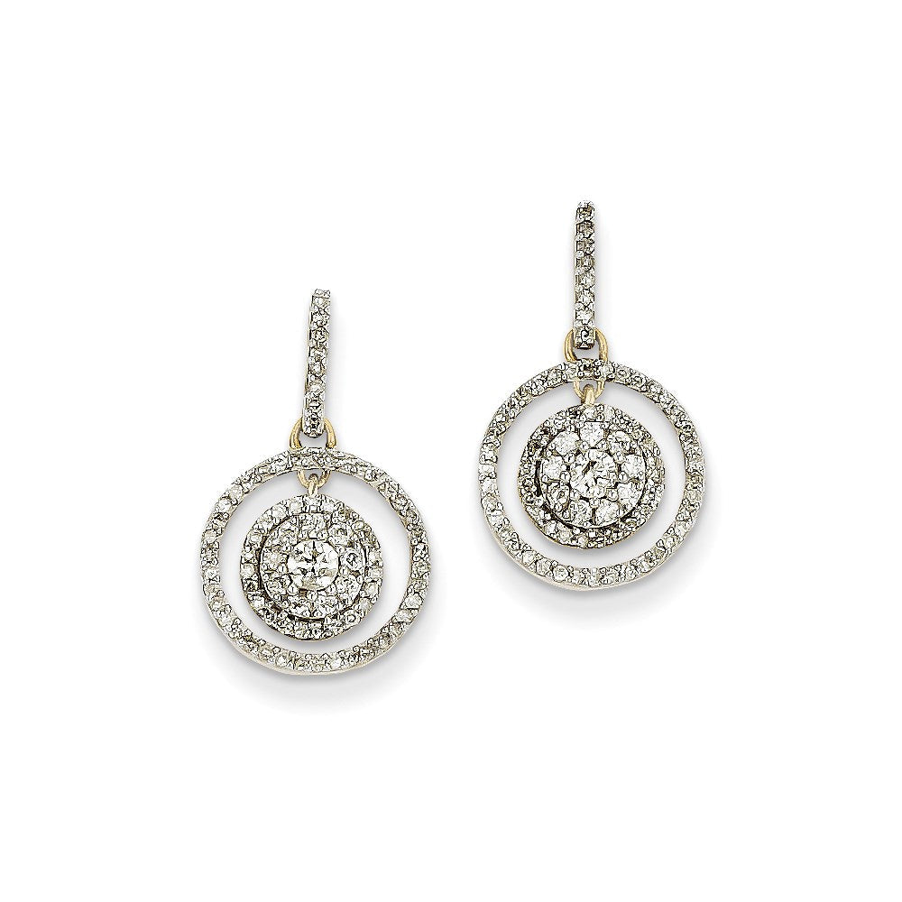 14k Yellow Gold WG Dia Earrings XE2363AA