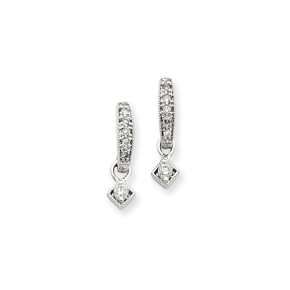 14k WG Dia Earrings XE669A