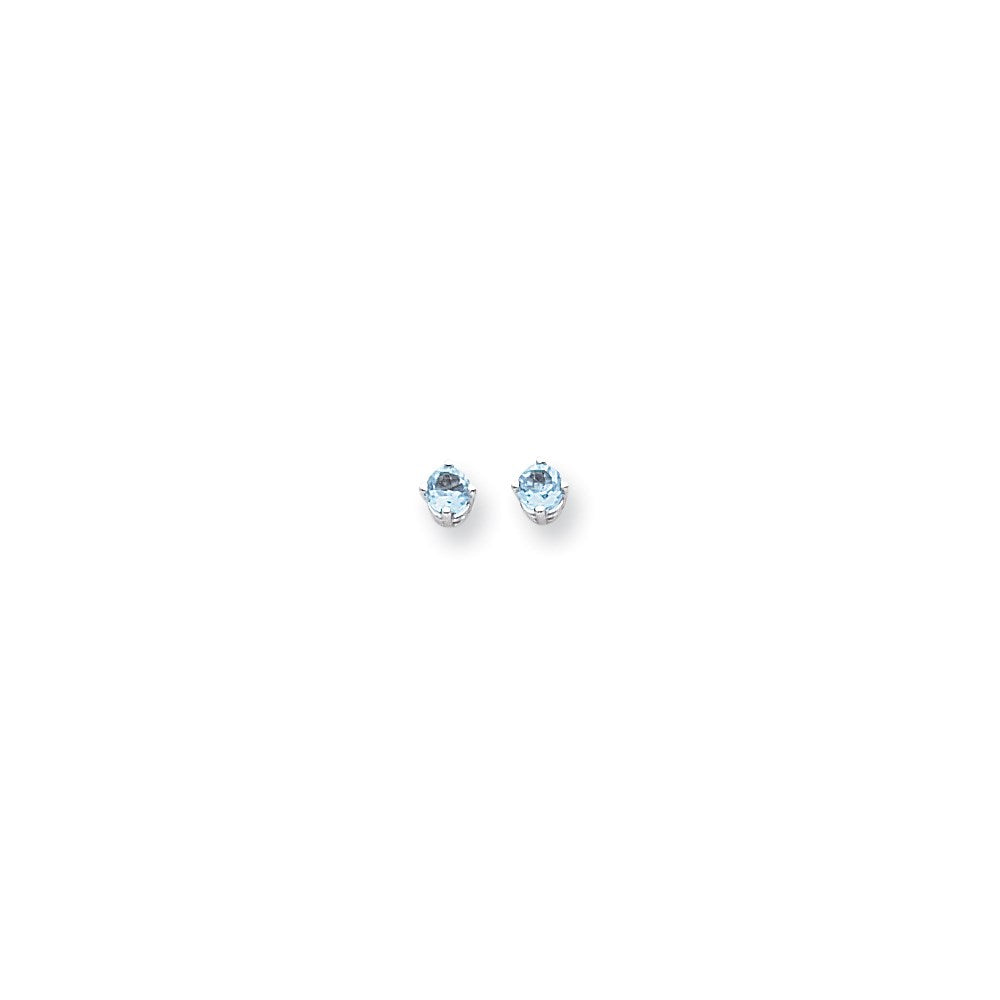 14k White Gold Earrings XE71WBC