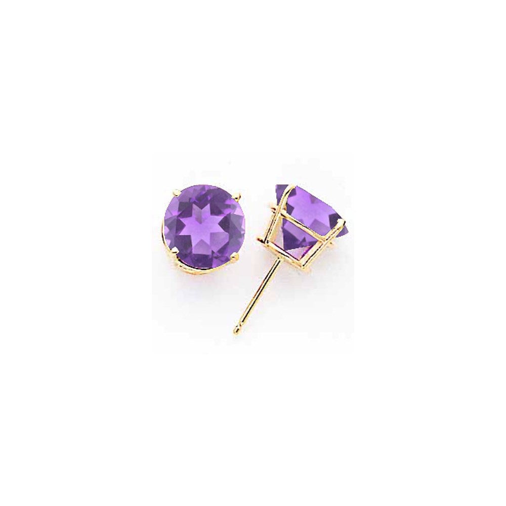 14k Yellow Gold 9mm Tsavorite Earrings XE76TV
