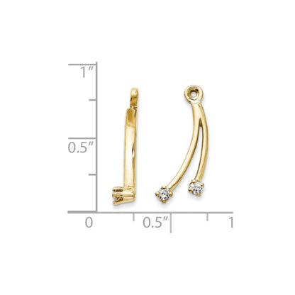 14k AA Diamond Earring Jacket