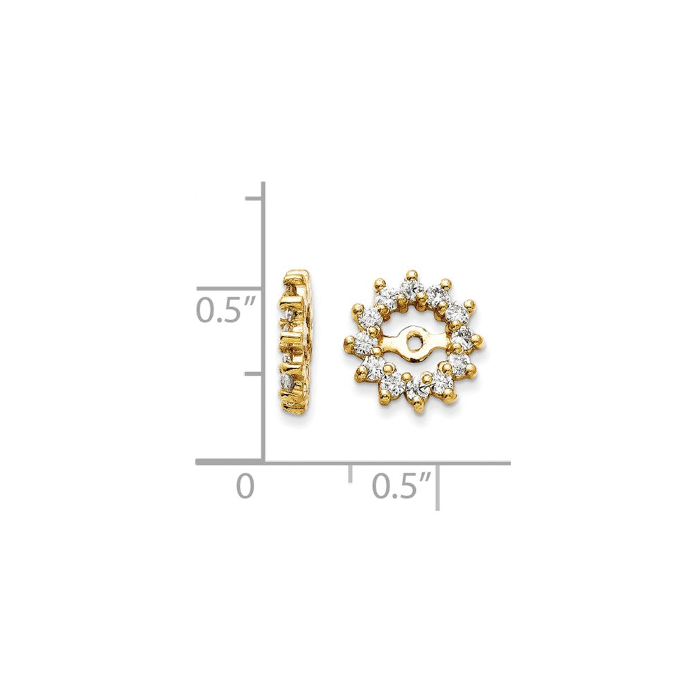 14k AA Diamond Earring Jacket
