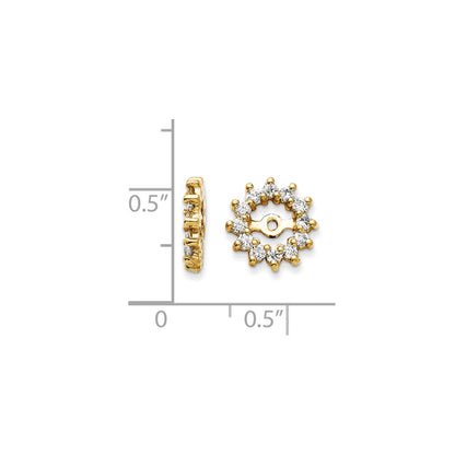 14k AA Diamond Earring Jacket