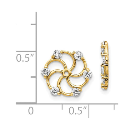 14k VS Diamond Earring Jacket