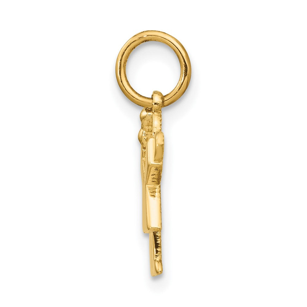 14k Yellow Gold Mini Girl Love Charm