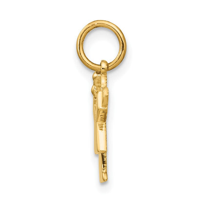 14k Yellow Gold Mini Girl Love Charm