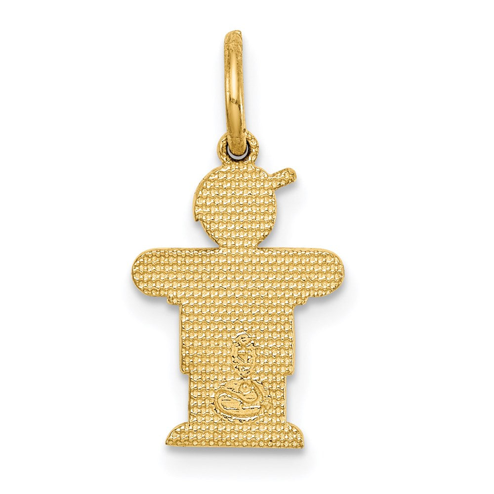 14k Yellow Gold Mini Boy Lugs Charm