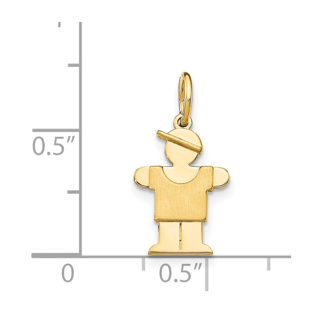 14k Yellow Gold Mini Boy Lugs Charm