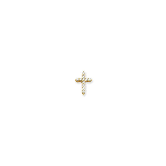 14k VS Diamond cross pendant