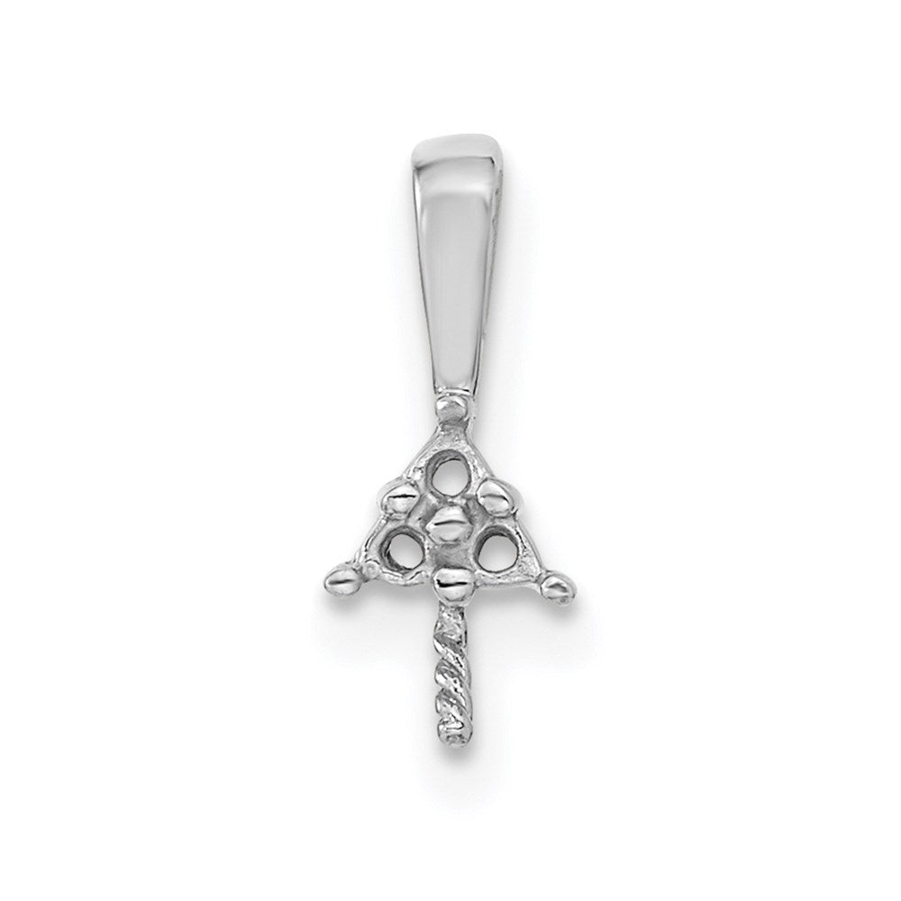 14k white gold 7mm white round freshwater cultured pearl aa real diamond pendant xp248wpl aa