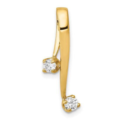 14k VS 2 3.0mm Diamond Chain Slide