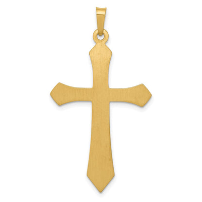 14k Yellow Gold Polished Passion Cross Pendant