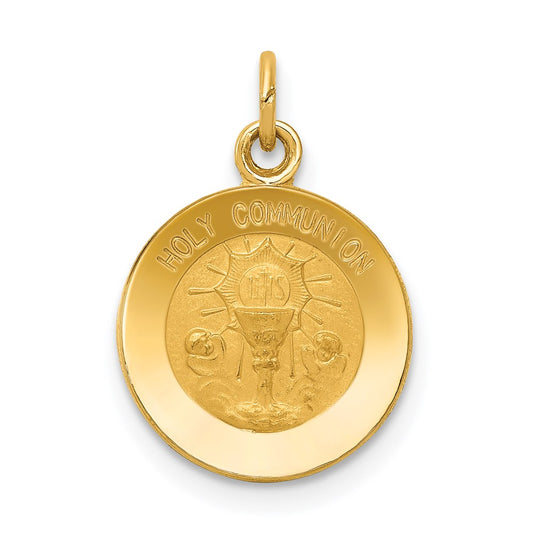 14k Yellow Gold Holy Communion Charm