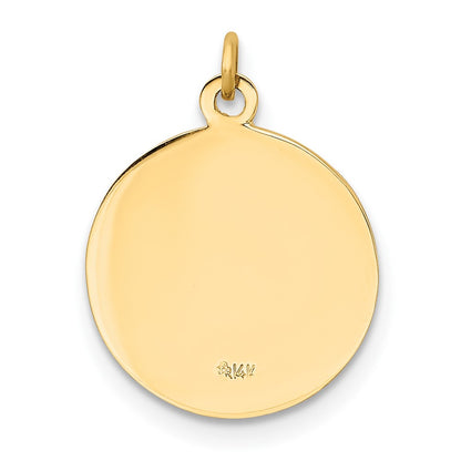 14k Yellow Gold Holy Communion Charm
